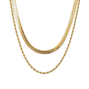 Mix Colar Melina Banhado em Ouro 18k