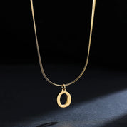 Colar com Inicial Banhado em Ouro 18k
