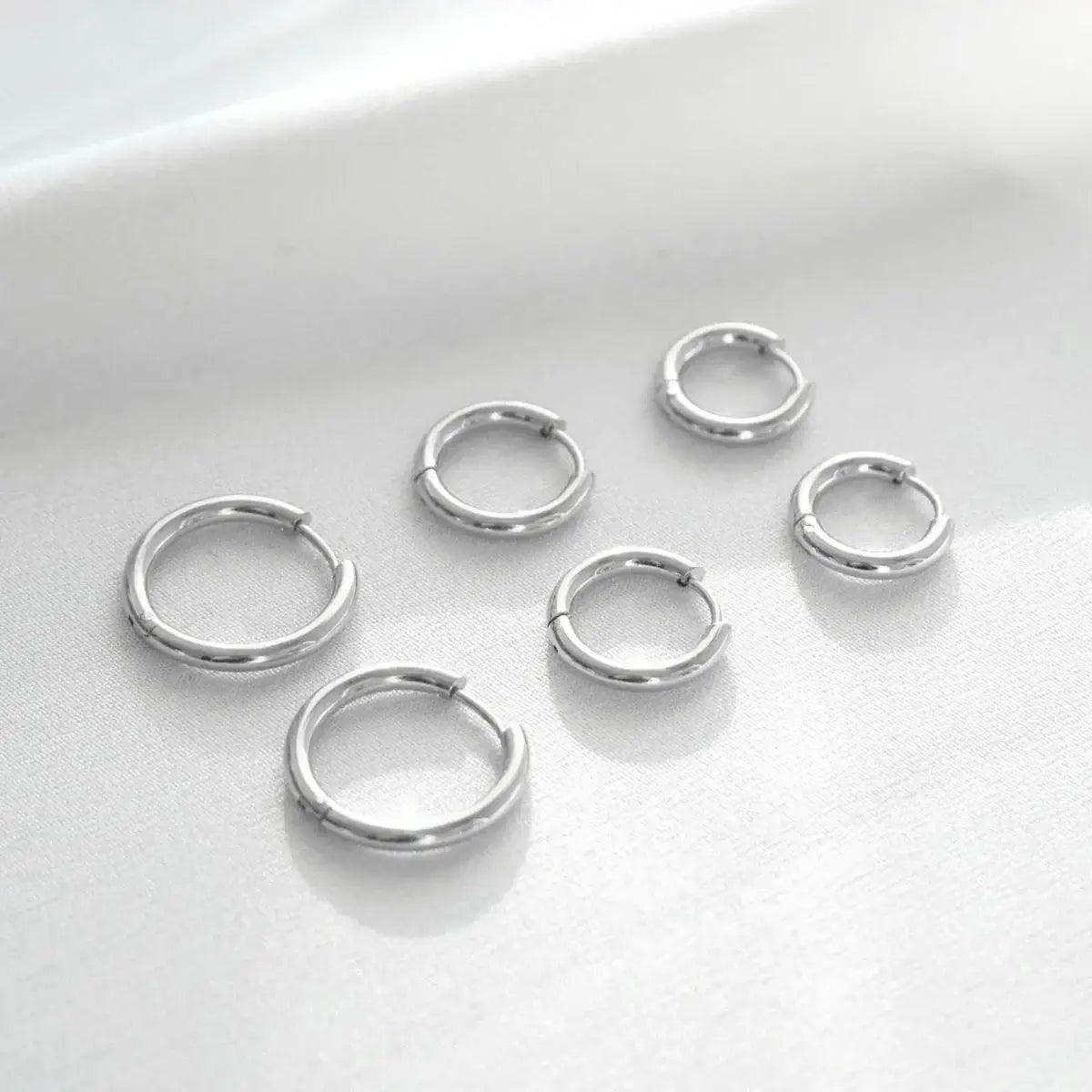 Brinco Trio de Argolas Banhado em Ouro 18k