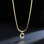 Colar com Inicial Banhado em Ouro 18k