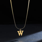 Colar com Inicial Banhado em Ouro 18k